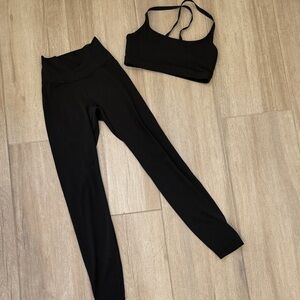 Adidas Black Activewear Set